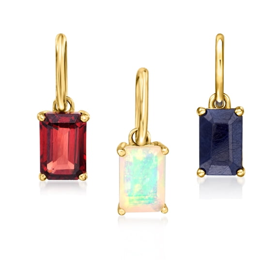 Ross-Simons Birthstone Pendant in 10kt Yellow Gold, Women's, Adult
