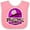 Pink and White, variant on Inktastic Volleyball Girl Girls Baby Bib