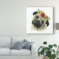 thumbnail image 3 of Trademark Fine Art 'Flower Crown Pup I' Canvas Art by Grace Popp, 3 of 4