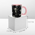 thumbnail image 5 of Halloween Coffee Mug, halloween skull leaf Ceramic Tea Cups Halloween Party Cups for Hot/Cold Beverages, Cute Coffee Cups for Kitchen Holiday Gift Coffee Bar Accessories, 5 of 6