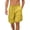 46# Yellow, variant on Athletic Cargo Shorts Mens Knee Length Long Shorts Casual Summer Loose Fit Bermuda Shorts Elastic Waist Drawstring Pants with Pockets Pink M