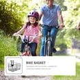 thumbnail image 4 of RUNROTOO Bicycle Basket Front Bike Rack Lightweight Iron 1Set, 4 of 8