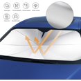 thumbnail image 4 of Parasol plegable para parabrisas de coche, varilla flexible ajustable 360°, 79 x 140 cm, 4 of 5