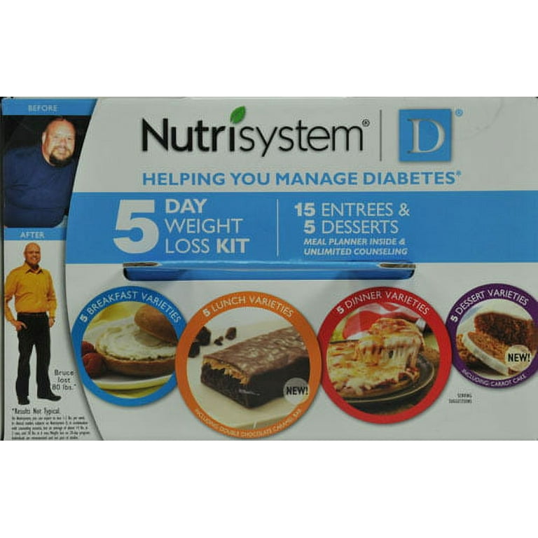 Nutrisystem D 5 Day Weight Loss Kit 20
