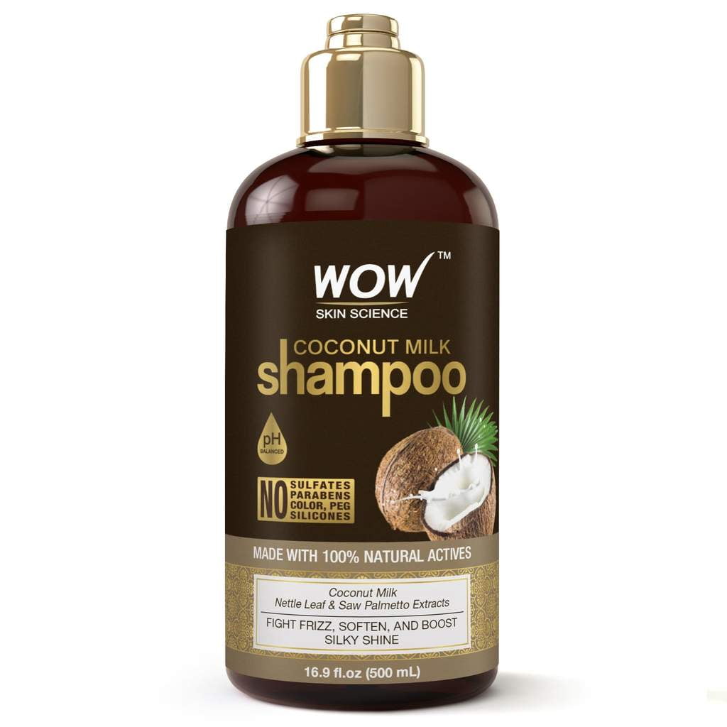 WOW Skin Science Nourishing & Moisturizing Daily Shampoo with Coconut Oil, 16.9 fl oz