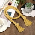 thumbnail image 6 of Visland 2 Pcs Natural Cotton Curtain Tiebacks- Farmhouse Style Curtain Holdback Rope, Curtain Decorative Holdbacks for Rural Style Drapery Tieback, 6 of 7