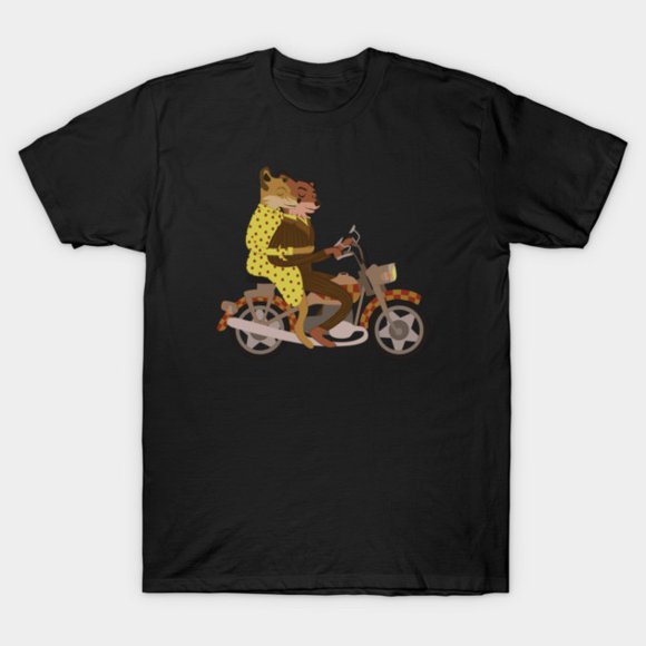 Cute Animal Couple Riding Motorcycle T-Shirt | Romantic Adventure Graphic Tee | Whimsical Vintage Lovers Gift Unisex T-shirt,up to size 3XL.