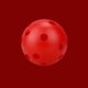 thumbnail image 3 of Greeniant Pelota para mascotas, multicolor, ahueca hacia fuera, juguete ligero para perros, al aire libre, recuperar bolas para masticar, Golf Rojo, 3 of 6