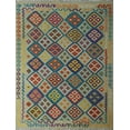 thumbnail image 1 of Sangat Zahirah Grey/Blue Rug, 5'11" x 8'2", 1 of 5