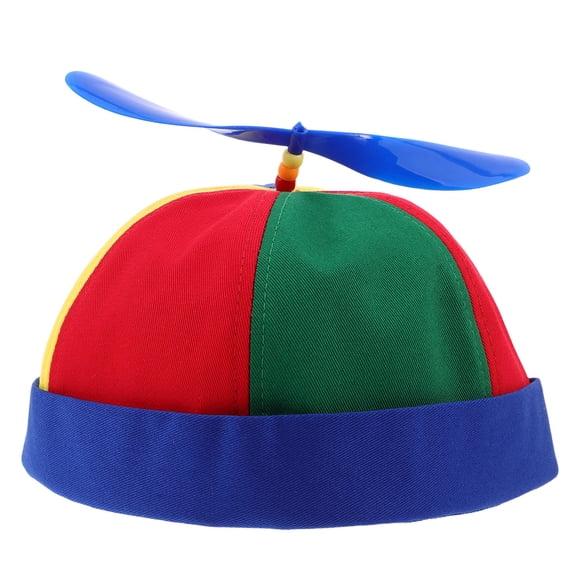 KONTONTY Detachable Propeller Beanie Hat Multi Cotton for Summer Activities