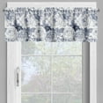 thumbnail image 4 of Ambesonne Shabby Flora Valance & Curtain, Garden Spring Roses, 55"x36", Blue Grey and White, 4 of 7