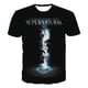 thumbnail image 5 of Camiseta de manga corta con estampado 3D sobrenatural, camisetas casuales de moda de drama televisivo de terror, camisetas de gran tamaño para hombres y mujeres, 5 of 5