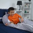 thumbnail image 6 of Happy Nappers: Pillow & Sleepy Sack: Large - Grey Shark - 66 x 30", 2-In-1: Plush Animal Opens Into Sleeping Bag, Soft Play Character, Kids 7+, 6 of 16