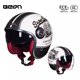thumbnail image 3 of Casco de motocicleta Beon retro de doble lente, medio casco abierto, capacete para mujeres y hombres, certificación DOT ECE, casco de moto para Harley, 3 of 5