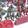 thumbnail image 4 of Esquirla 170 Piece Plastic Soldier 5cm Figures Playset for Sand Scene Model, 4 of 8