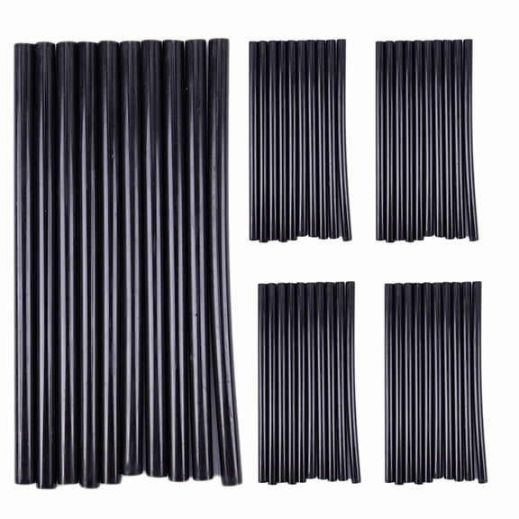50PCS Hot Melt Glue Adhesive Sticks 150X7mm Black