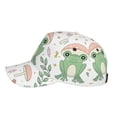 thumbnail image 5 of Naloa Original Classic Low Profile Hat Men Women Baseball Cap Dad Hat Adjustable Unconstructed Frog and Mushrooms Print Cap, 5 of 9