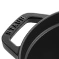 thumbnail image 5 of Staub Cast Iron 5.75-qt Coq au Vin Cocotte - Matte Black, 5 of 6