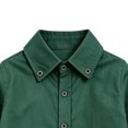 thumbnail image 7 of DJDLJWCJ Girls Long Sleeve Jacket Lightweight Casual Button Jacket Solid Color Outdoor Jacket Green Size 6M, 7 of 7