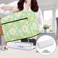 thumbnail image 6 of HELLHERO Butterfly and Daisy Pattern Sewing Machine Dustproof Cover with Handle Easy Storage Foldable for Long-Term Travel, 6 of 8