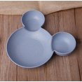 thumbnail image 1 of Assiette pour Enfants en Paille de Blé Mickey Mouse (Bleu), 1 of 8