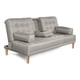thumbnail image 5 of Sofá Cama Makora Queen Con Memory Foam, Color Gris Claro, Lino Respaldo Reclinable De 3 posiciones. Makora Con Portavasos, 5 of 6