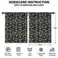 thumbnail image 2 of Blackout Kids Curtains,Dark Blue Tractor Boat Car Pattern Childrens Insulated Curtains Set Of 2,Bedroom Essentials,Toddler Room Decor 42"x54", 2 of 5
