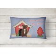 thumbnail image 2 of Carolines Treasures BB2802PW1216 Dog House Collection Staffordshire Bull Terrier Chocolate Canvas Fabric Decorative, 2 of 3