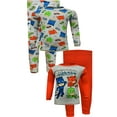 thumbnail image 2 of AME Sleepwear Boys PJ Masks To The Rescue Cotton Toddler 4 Piece Pajama Set (2T), 2 of 2
