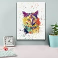 thumbnail image 4 of Epic Graffiti 'Colorful Watercolor Calico Cat 2' by Furbaby Affiliates, Canvas Wall Art, 12"x16", 4 of 8