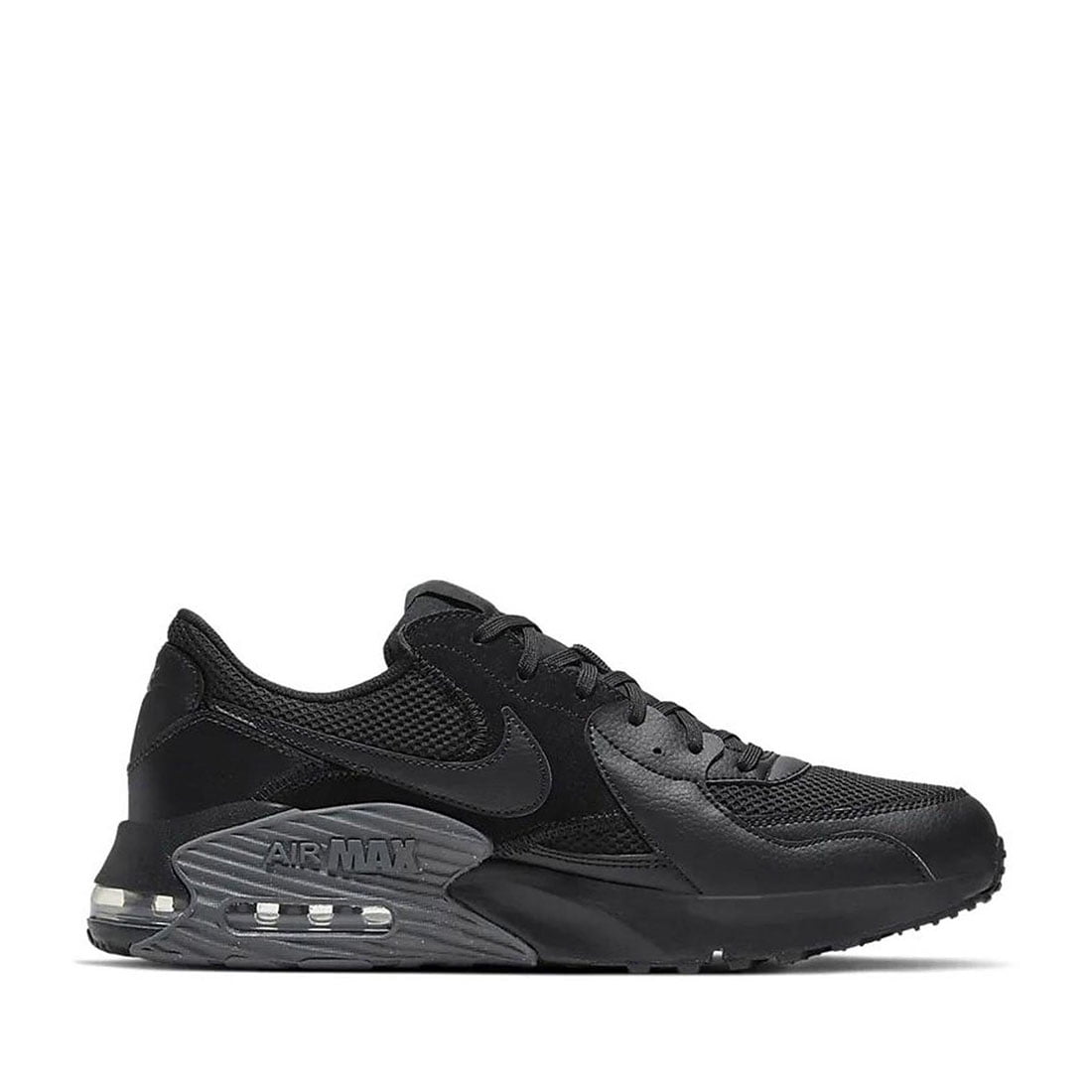 fusible Púrpura distorsión Nike Men's Air Max Excee Sneaker, Black/Black-Dark Gray, 8 UK - Walmart.com