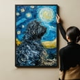 thumbnail image 6 of Bergamasco Sheepdog Dog Starry Night Canvas Wall Art Prints, Dog Art Canvas Painting Poster,Pet Canvas Painting Puppy Artwork 8x12 inches, 6 of 6