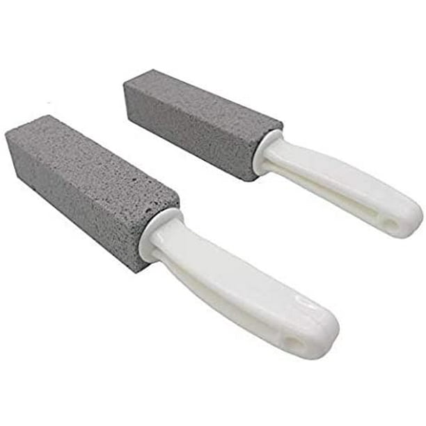 Piedra de limpieza de piedra pómez con mango, limpiador de inodoro, removedor de anillo de agua dura para baño/piscina/cocina/limpieza del hogar Xemadio HMHZ429-1