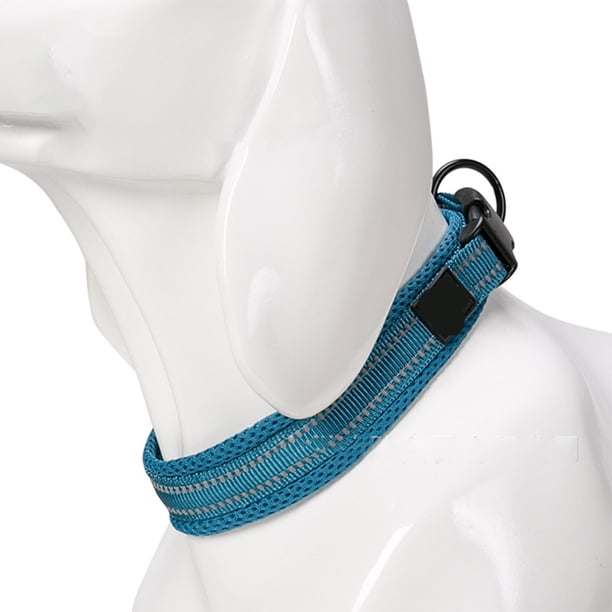 Collar para perros suave, acolchado y reflectante para perros grandes, medianos y pequeños - Arnés a juego,