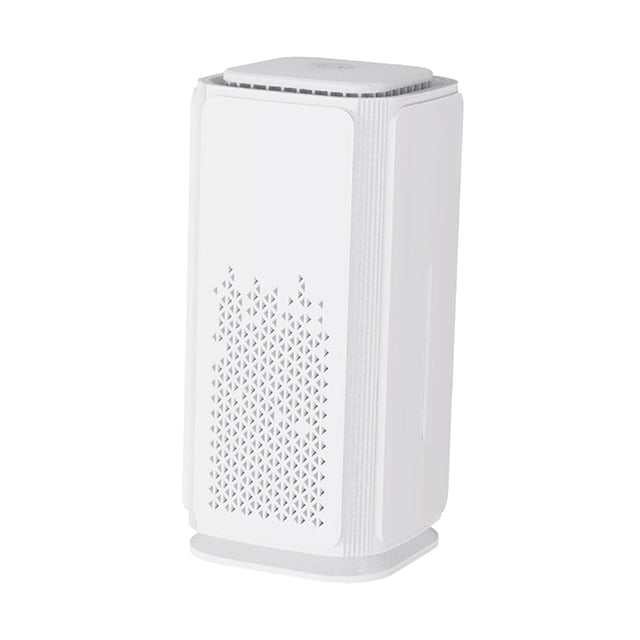 Mini lámpara de luz ambiental, filtro HEPA, sistema de purificación USB para el hogar interior, ambientador de escritorio de bajo ruido para interiore Blanco Soledad Purificador de aire