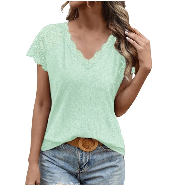 Chemises pour Femmes Manches Longues Col Rond Boutonnées T-Shirts Basiques Décontractés Blouses Amples