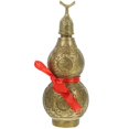 thumbnail image 1 of Estatua de calabaza de cobre con decoración botánica, simulación de calabaza, adorno Wu Lou, adornos de calabaza, calabaza dorada, 1 of 2