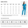 thumbnail image 6 of VIAOLI Zipper Scrubs for Women Set Work Utility Modern Nursing Uniform Athletic Healthy Beauty Wear Elastic Suit 8 Pockt, 6 of 6