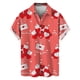 thumbnail image 3 of Camisetas de manga corta para hombre, con estampado 3D de amor, gráfico, camisas de botones para el día de San Valentín, blusa informal de verano para playa para hombre, 3 of 5