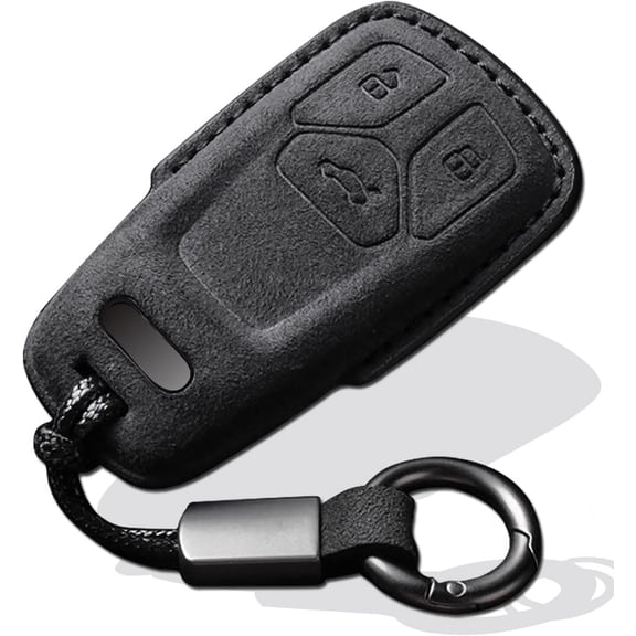 Key Fob Cover Compatible with Fit for Audi A4 A5 S5 Q5 Q7 TT R8 SQ5 Smart Key Case With Keychain Case Holder Protector