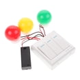 thumbnail image 5 of Tablero de actividad con interruptor de luz Led para niños pequeños, tablero sensorial, juguetes de viaje con botón, juguete educativo de aprendizaje, 5 of 5