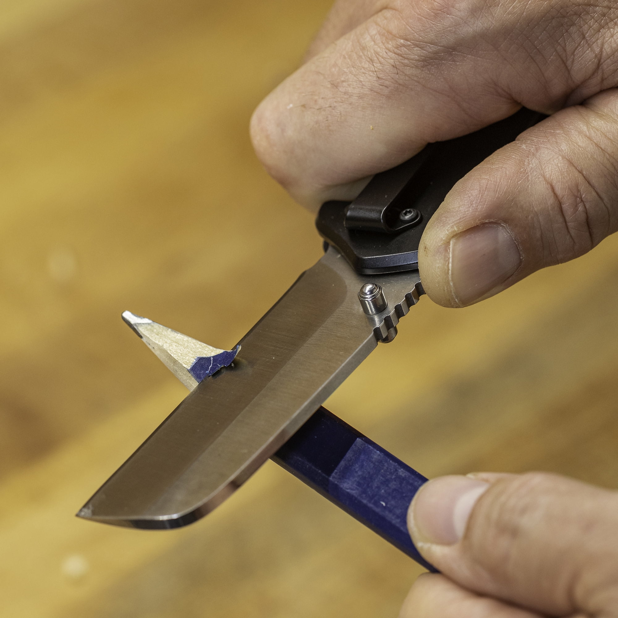 SMITH'S EDGEWORK-SITE 51241 WHARNCLIFFE FOLDING KNIFE BLACK