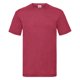 thumbnail image 1 of Fruit Of The Loom - Camiseta Básica de manga corta modelo VALUEWEIGHT  - Hombres (Rojo Vintage Jaspeado), 1 of 2