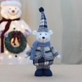 thumbnail image 6 of Mosey Christmas Plush Toy Festive Bear Adorable Plush Ornament for Holiday Decoration, 6 of 8