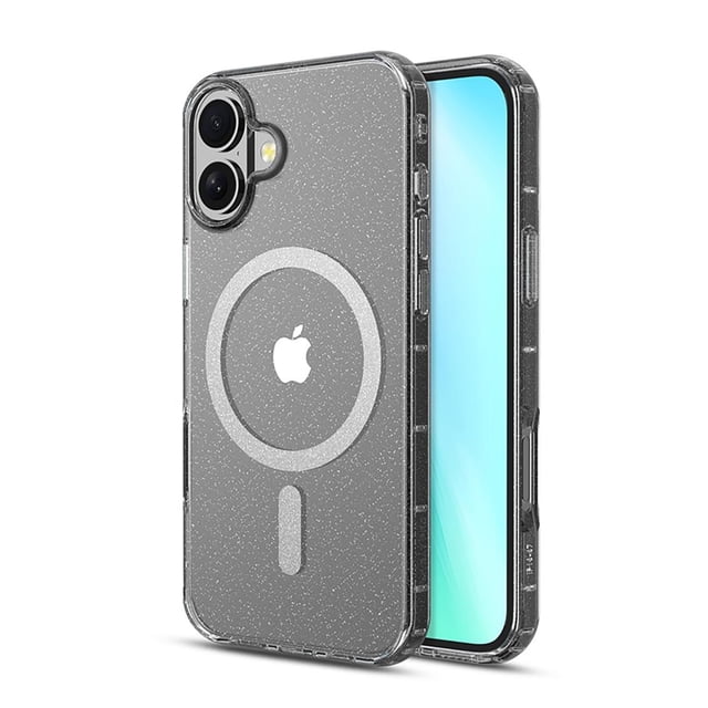 Funda Case MYBAT Savvy para iPhone 16 - Brillos Transparente