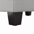 thumbnail image 4 of Bush Furniture Stockton Storage Ottoman in Light Gray Microsuede, 4 of 5