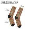 thumbnail image 3 of Xecao Funny Owl Bird Print Crew Socks for Men and Women, Men's Soft Moisture-wicking Sock, 3 of 7