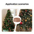 thumbnail image 3 of Minkissy 1Pcs Tree Skirt Plastic Circular Fence Light Brown 65.00X65.00X21.00In Tree Decoration, 3 of 8
