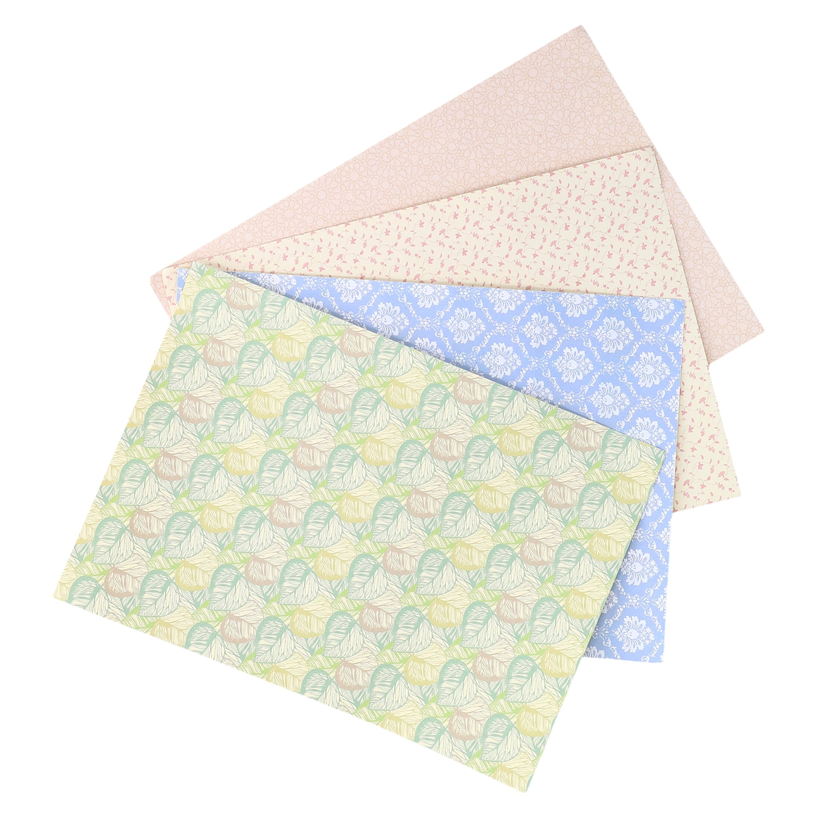 DIY Dollhouse Wallpaper for 112 Scale Dolls House, 4 Sheets Different