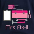thumbnail image 3 of CafePress - Mrs. Fix It Long Sleeve T Shirt - Women's Long Sleeve Graphic Tee Casual Fit, 3 of 4